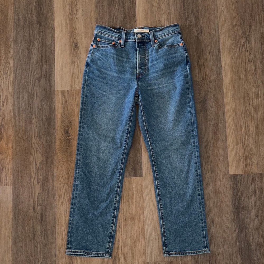 Levi's Wedgie Straight Blue Jeans Women’s